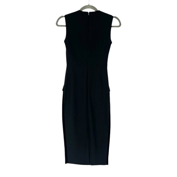 Stella McCartney Velvet Peplum Waist Pencil Dress - Picture 4 of 8